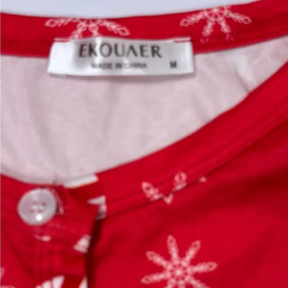 NEW Candy Cane Onesie Pajamas M